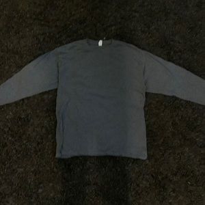 Plain dark grey long sleeve (XL)